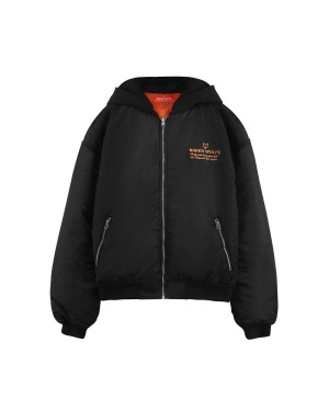 Naked Wolfe Double Sided Bomber Jassen Heren Zwart Oranje | HKZ1458NF