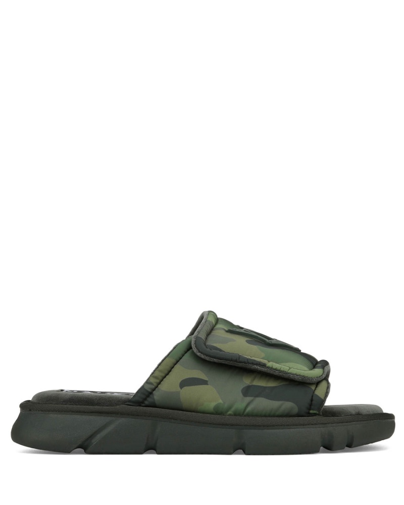 Naked Wolfe Alaska Badeslippers Heren Groen Zwart | MGU9016HD