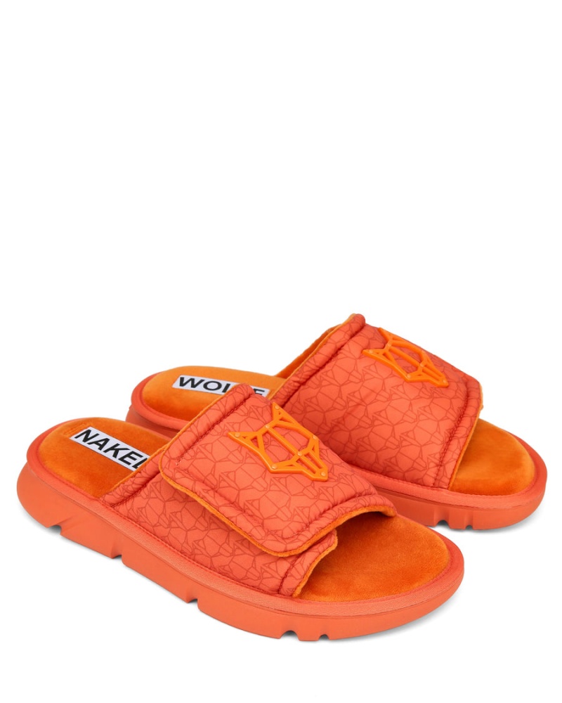 Naked Wolfe Alaska Badeslippers Heren Oranje | SVZ8385VT