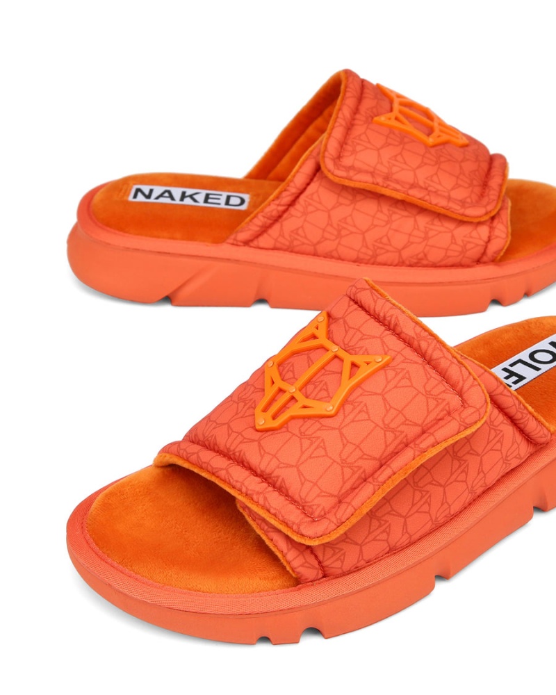 Naked Wolfe Alaska Badeslippers Heren Oranje | SVZ8385VT