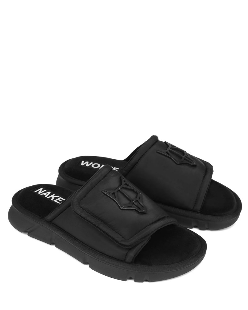 Naked Wolfe Alaska Badeslippers Heren Zwart | VHP9540OD