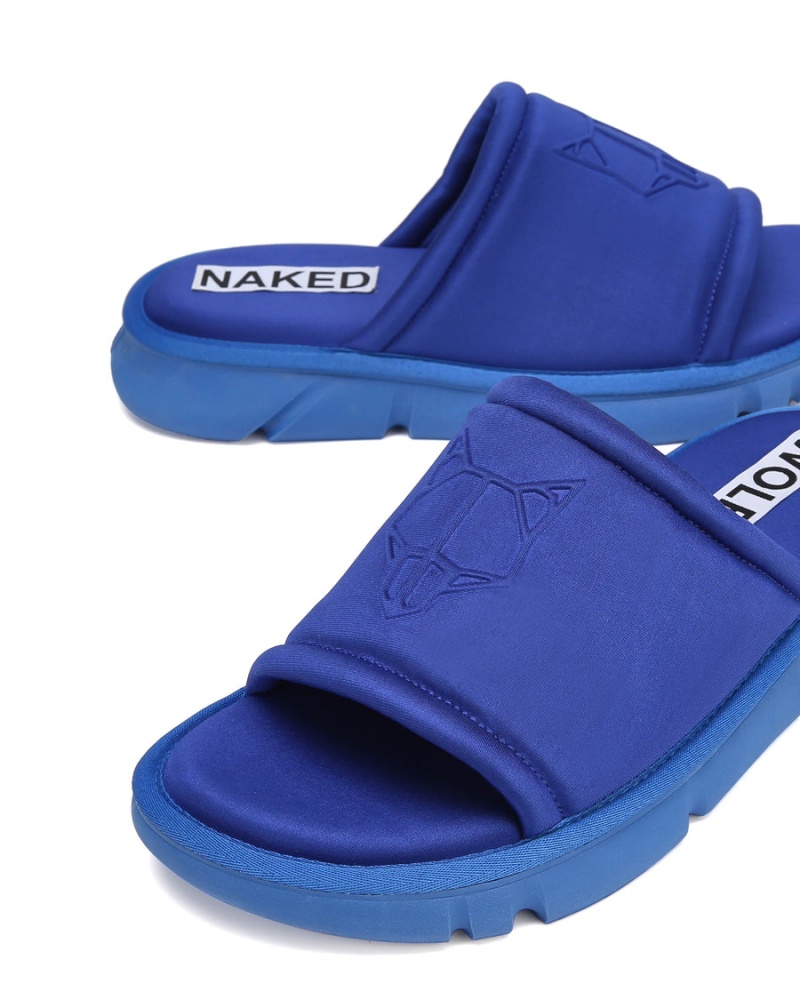 Naked Wolfe Arizona Badeslippers Heren Koningsblauw Blauw | ORX775WJ