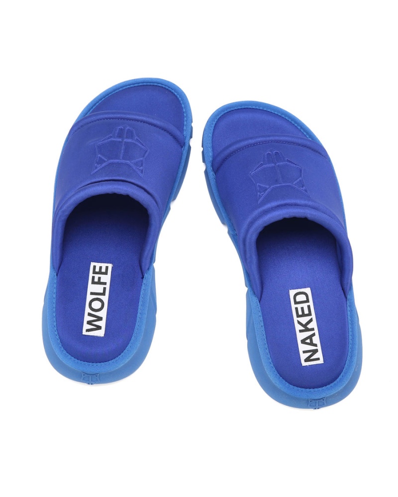 Naked Wolfe Arizona Badeslippers Heren Koningsblauw Blauw | ORX775WJ