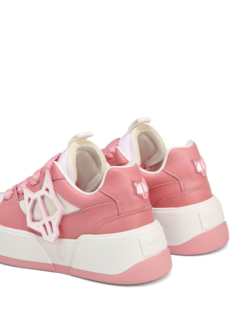 Naked Wolfe City Baby Sneakers Dames Roze Wit | XUY813NG