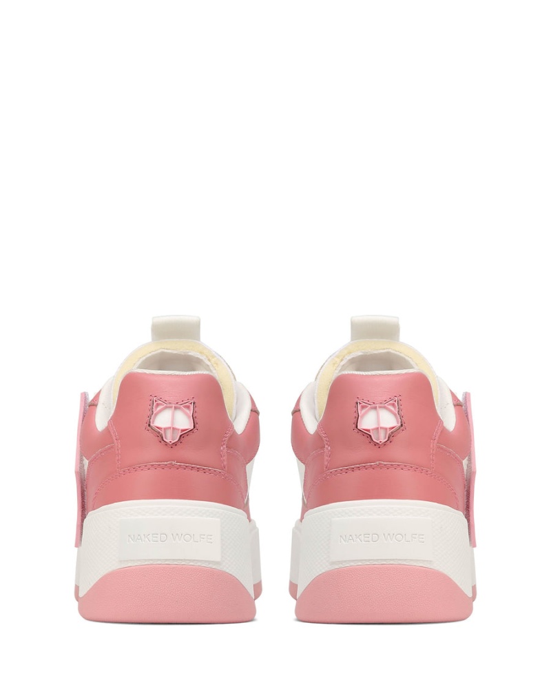 Naked Wolfe City Baby Sneakers Dames Roze Wit | XUY813NG