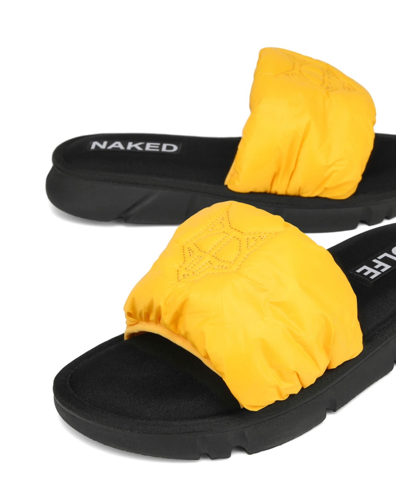 Naked Wolfe Coasting Badeslippers Heren Geel | BDP7130NH