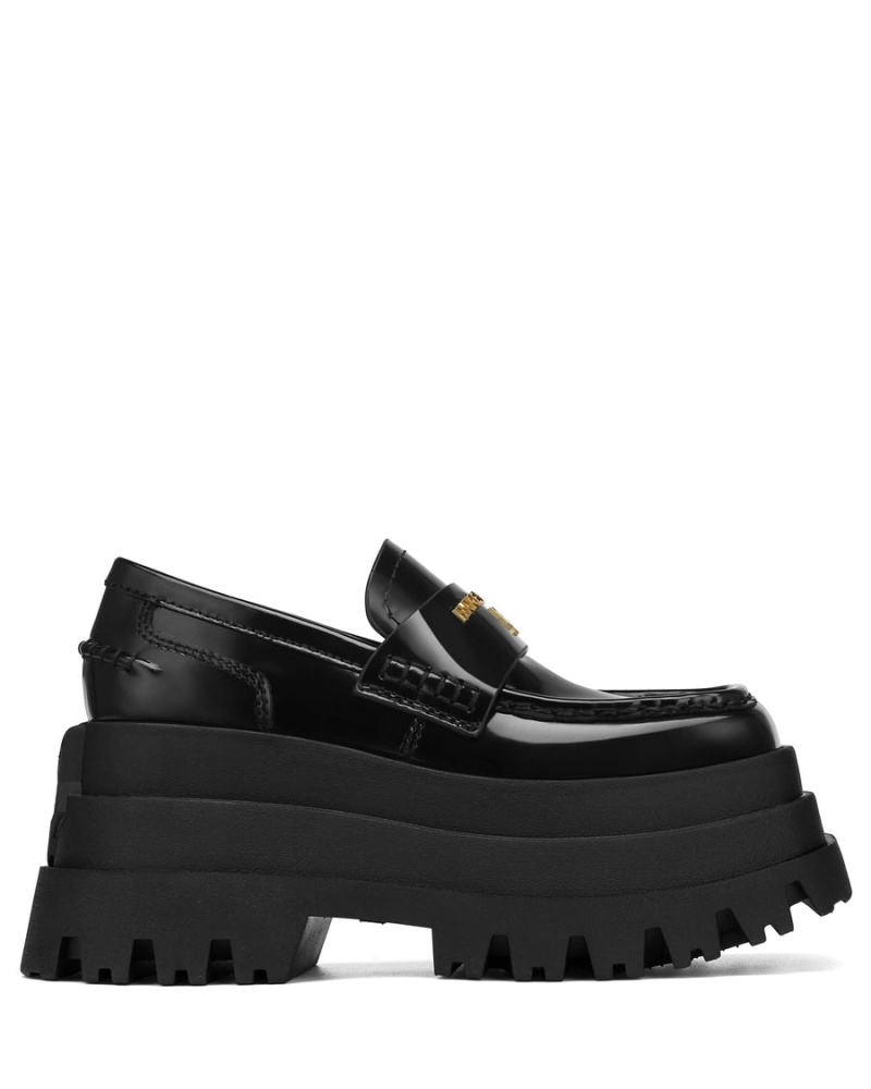 Naked Wolfe Delusion Box Loafers Dames Zwart | RUE7233LE