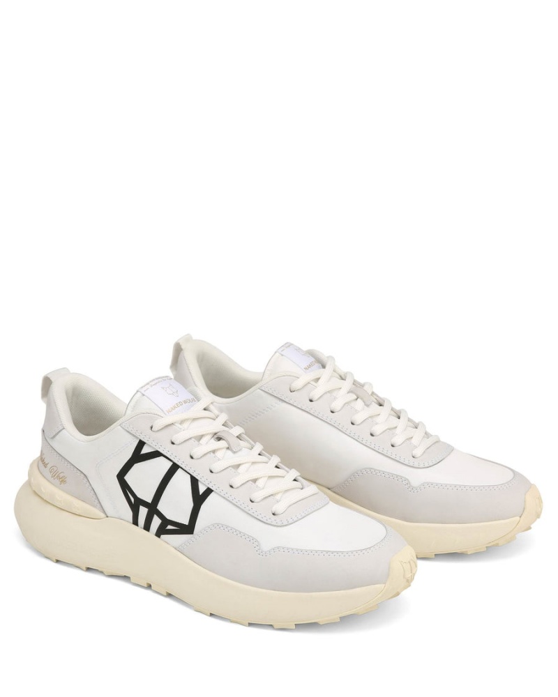 Naked Wolfe Doubt Nylon Sneakers Heren Wit | QUE6743PJ