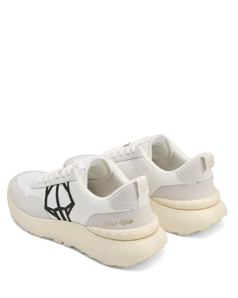 Naked Wolfe Doubt Nylon Sneakers Heren Wit | QUE6743PJ