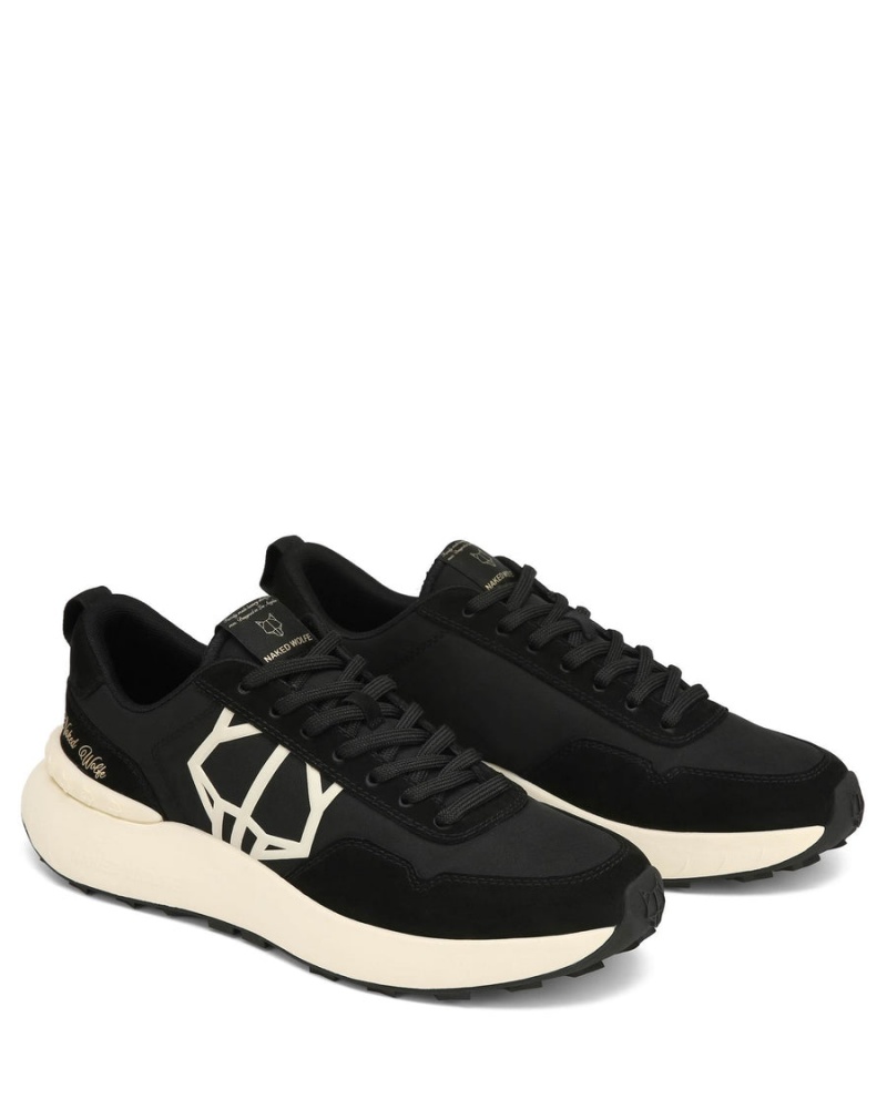 Naked Wolfe Doubt Nylon Sneakers Heren Zwart | YPN7976ZE