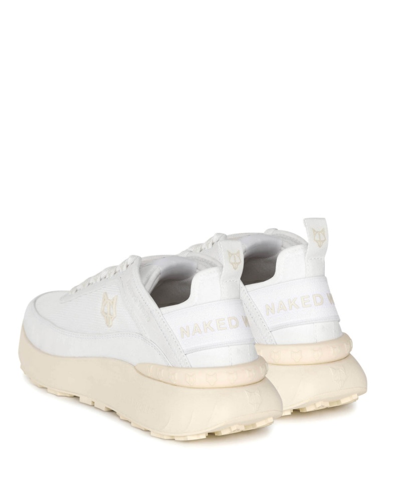 Naked Wolfe Drip Nylon Sneakers Heren Wit | MUD6494RB