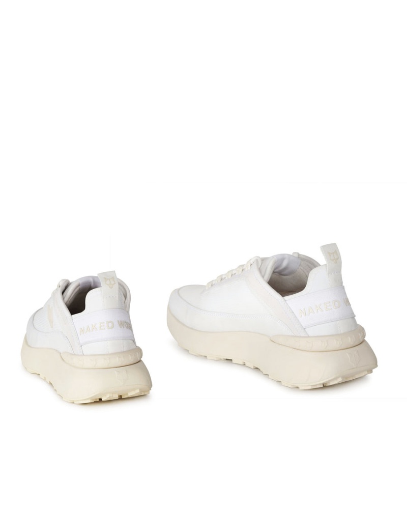 Naked Wolfe Drip Nylon Sneakers Heren Wit | MUD6494RB