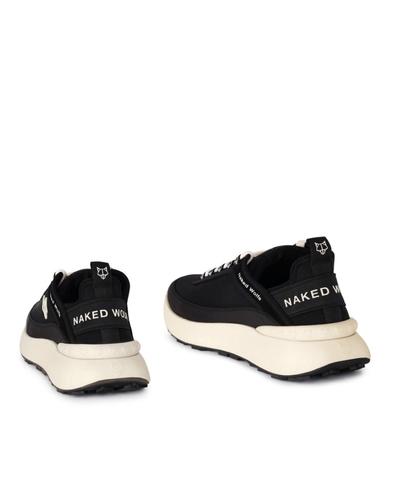 Naked Wolfe Drip Nylon Sneakers Heren Zwart | FOQ36AP