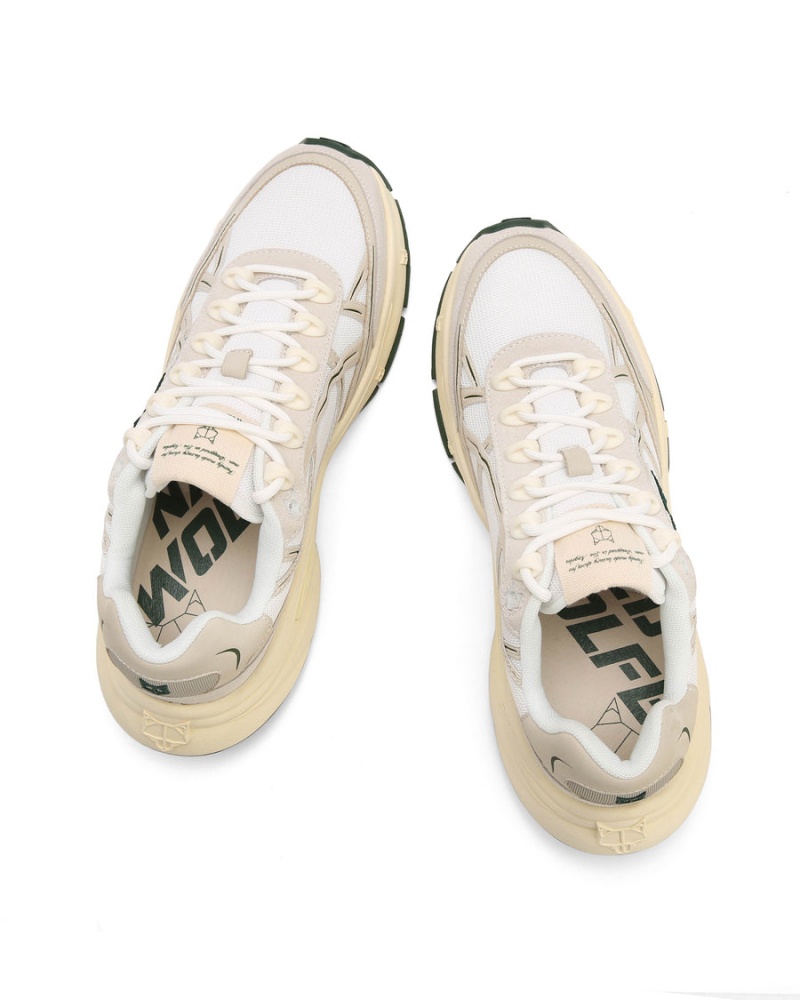 Naked Wolfe Fever Mesh Sneakers Heren Wit | ZTE5744FI