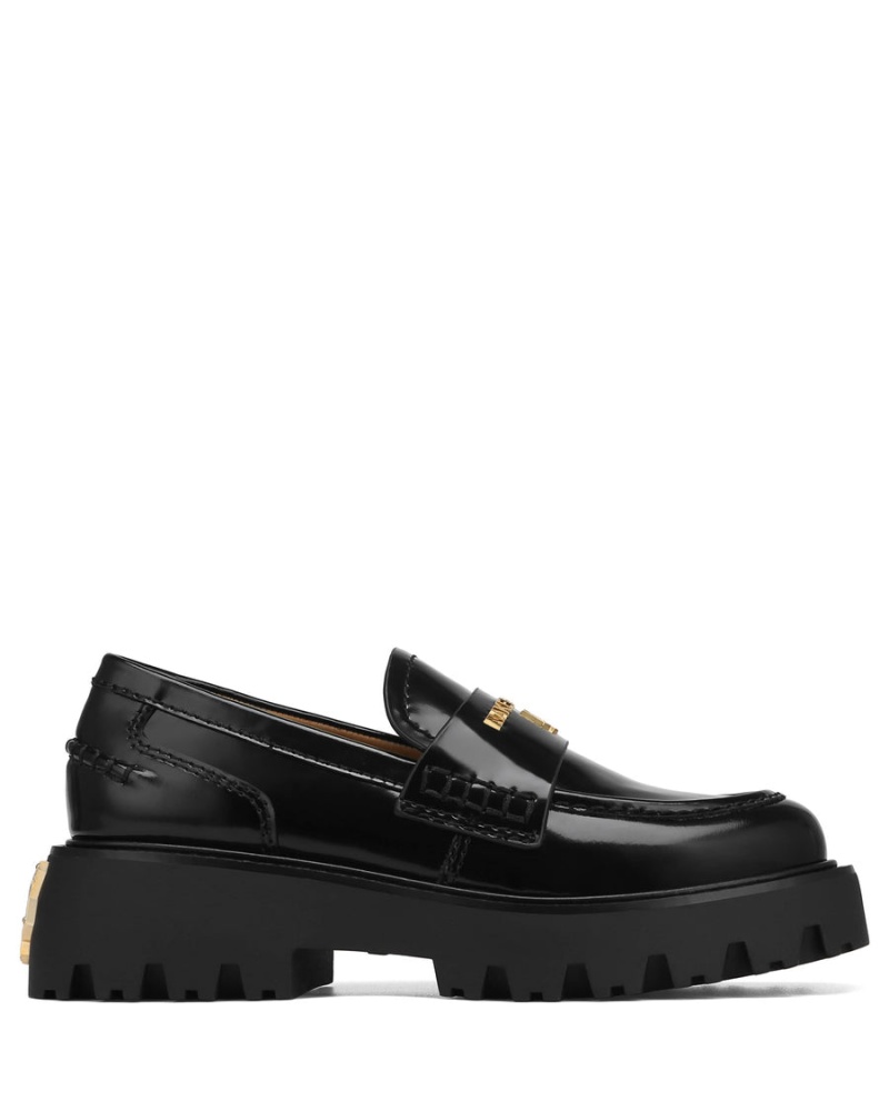 Naked Wolfe Flawed Box Loafers Dames Zwart | MYE8994OS