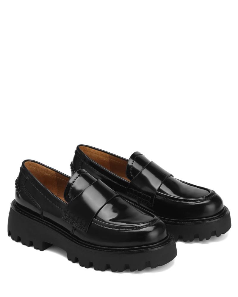 Naked Wolfe Flawless Box Loafers Dames Zwart | MGC1621XR