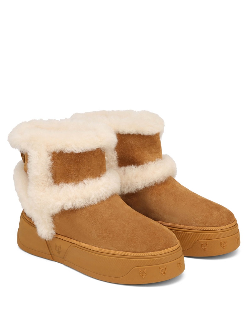 Naked Wolfe K-01 Shearling Laarzen Heren Bruin | ZSU4713OB