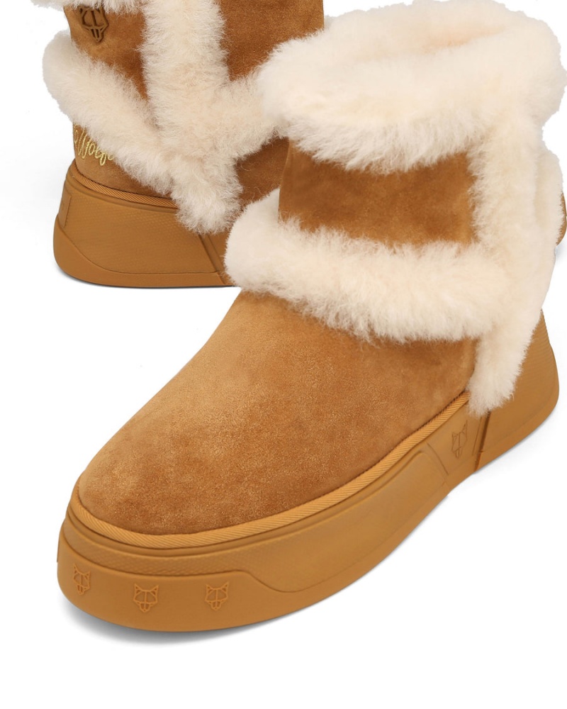 Naked Wolfe K-01 Shearling Laarzen Heren Bruin | ZSU4713OB