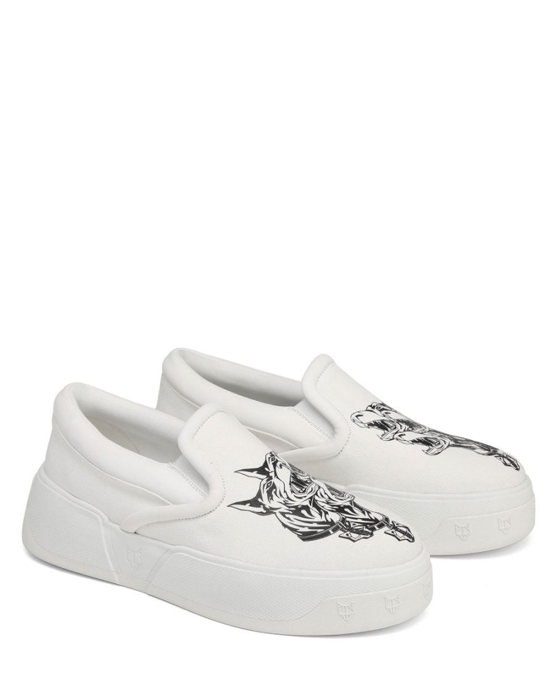 Naked Wolfe Killer Sneakers Heren Wit | QEG5189XC