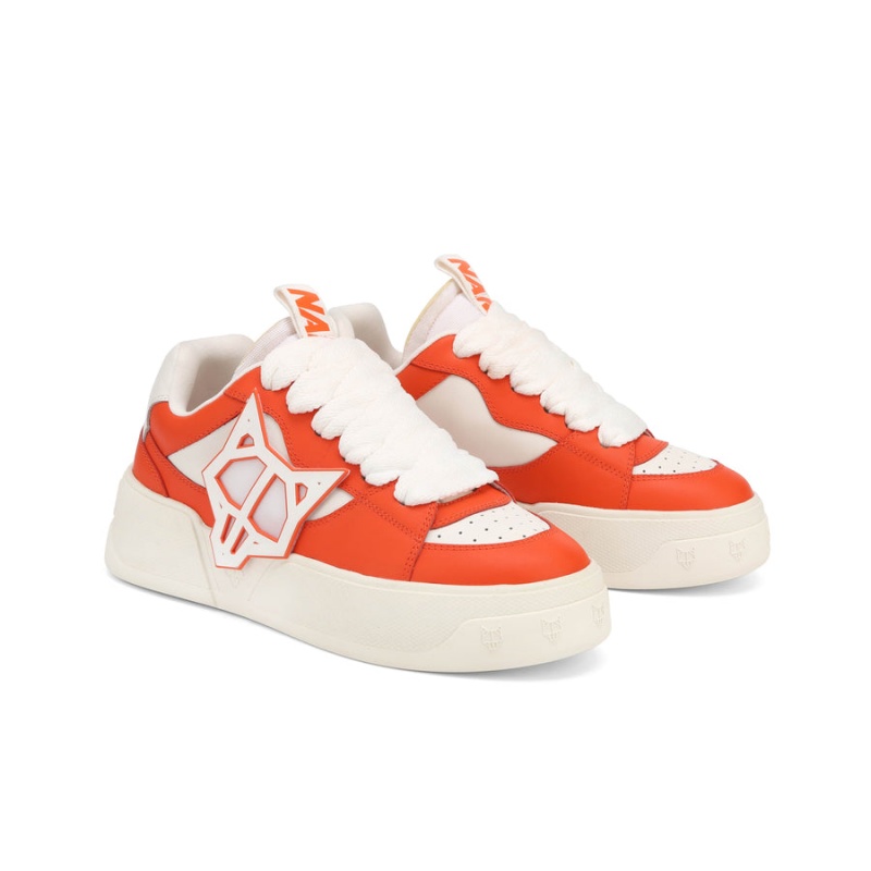 Naked Wolfe Kosa Sneakers Heren Oranje | WOU455ZB