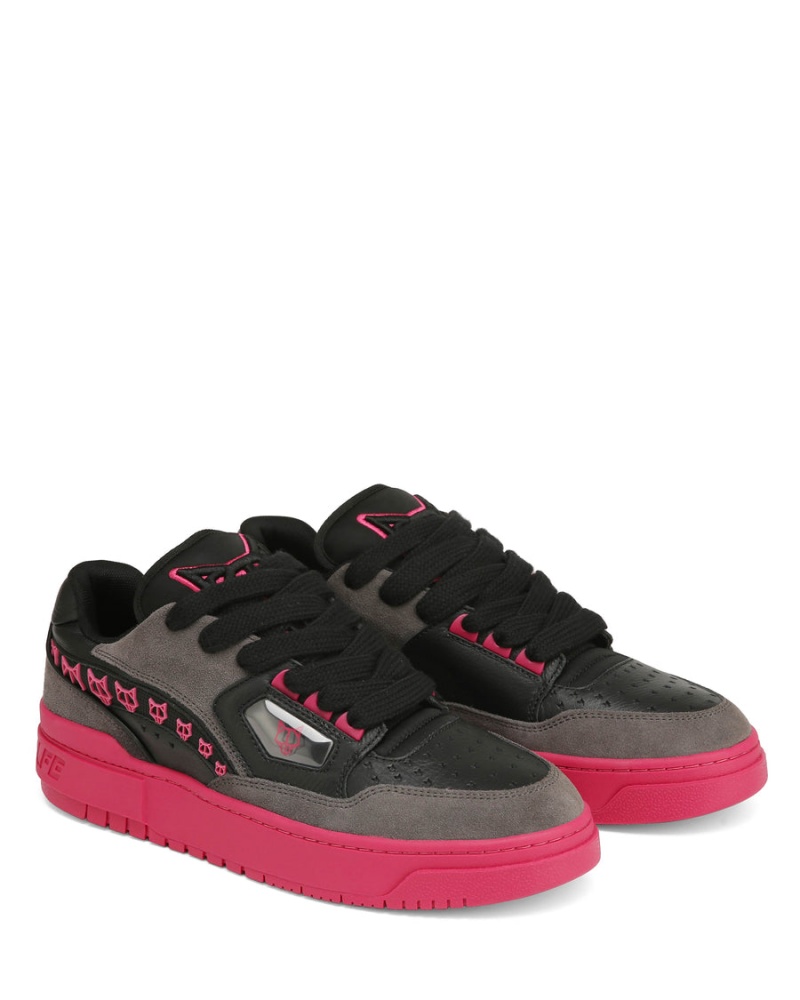 Naked Wolfe NW-00 Sneakers Heren Zwart Roze | CSZ391LY