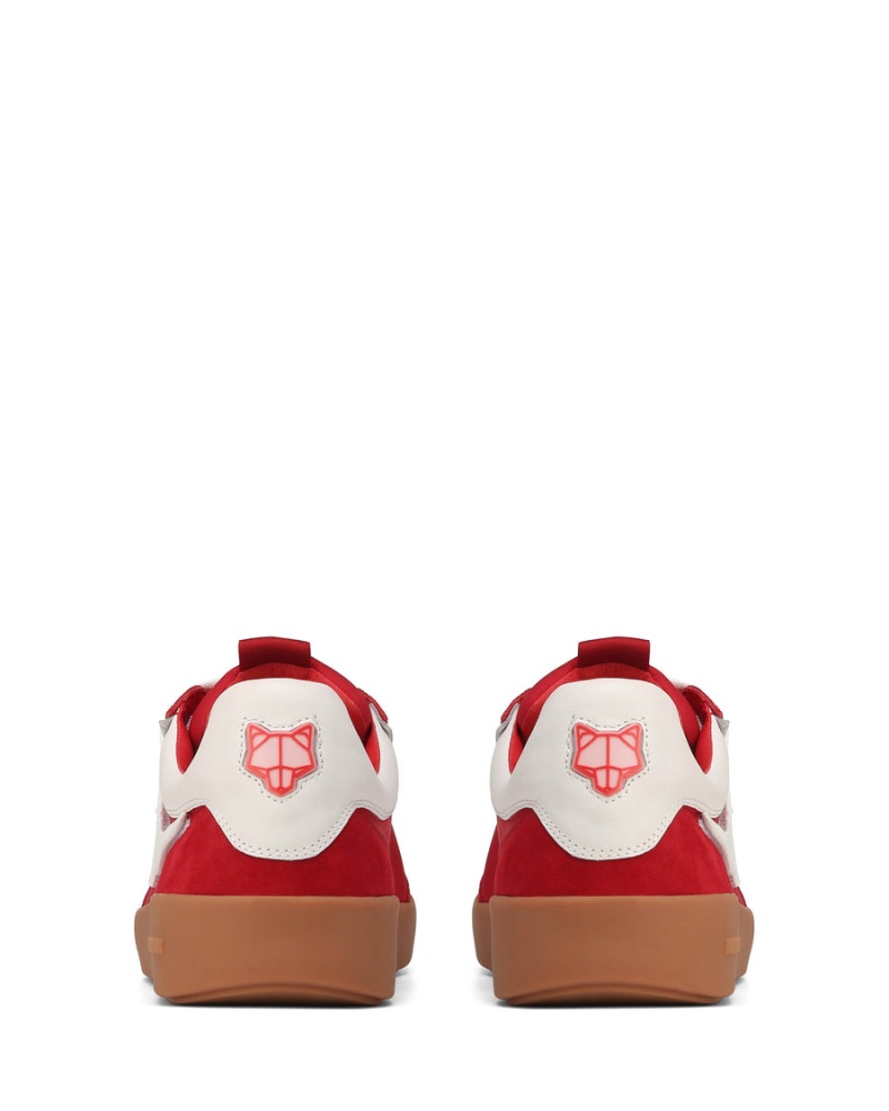 Naked Wolfe Palm Nylon Sneakers Heren Rood | BLP1045WU