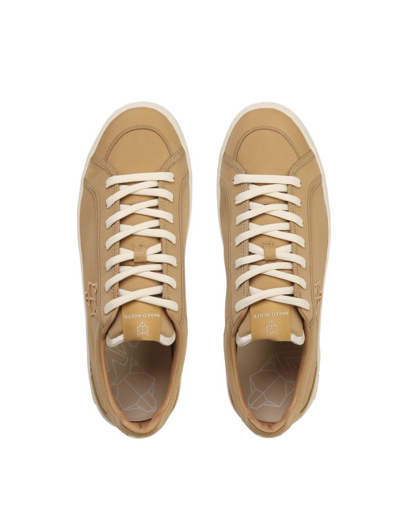 Naked Wolfe Portofino Nylon Sneakers Heren Khaki | XYN2666LQ