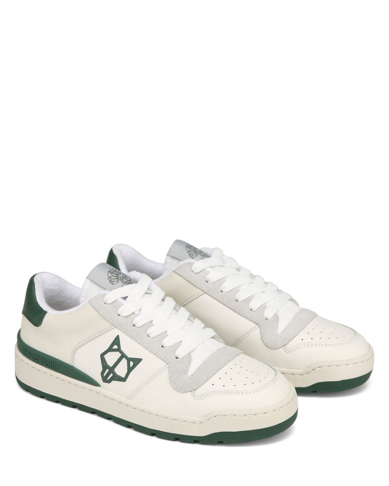 Naked Wolfe Ravenn Sneakers Dames Wit Grijs Groen | AFJ2778BT