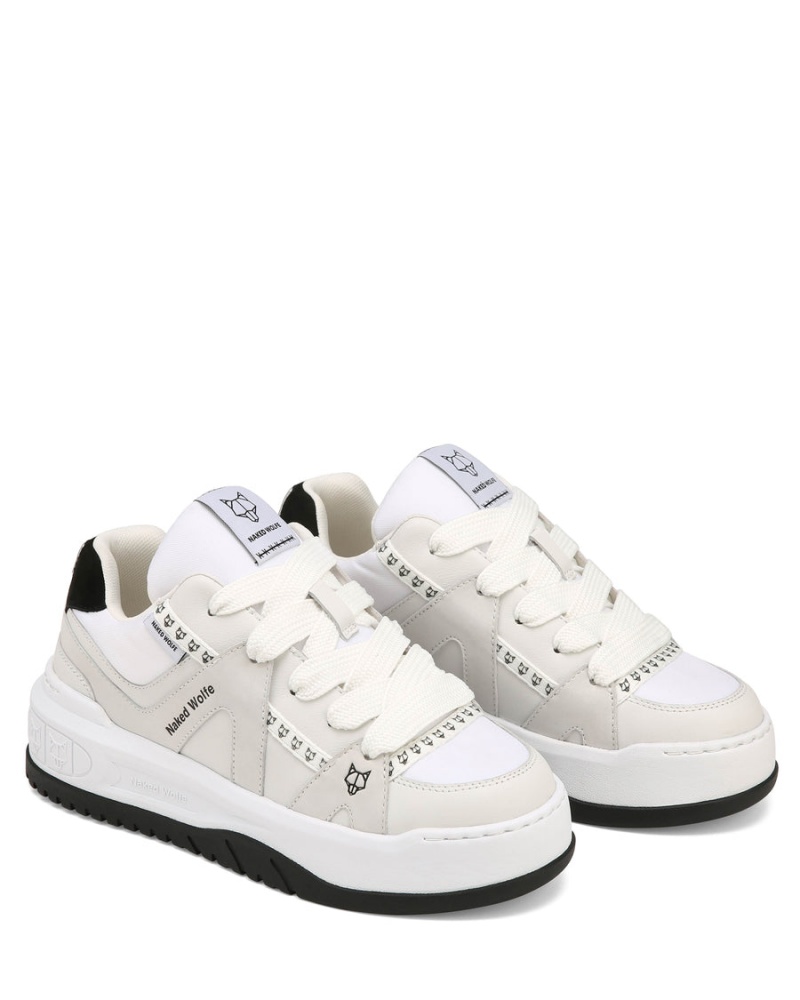 Naked Wolfe Skating Suede Sneakers Dames Wit Grijs | ZIJ6619HI