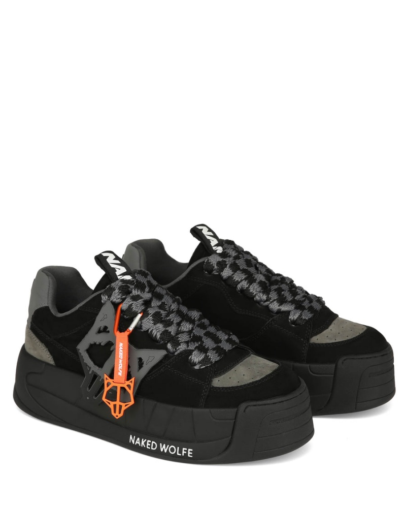 Naked Wolfe Slade Sneakers Heren Zwart | VBZ2854MV