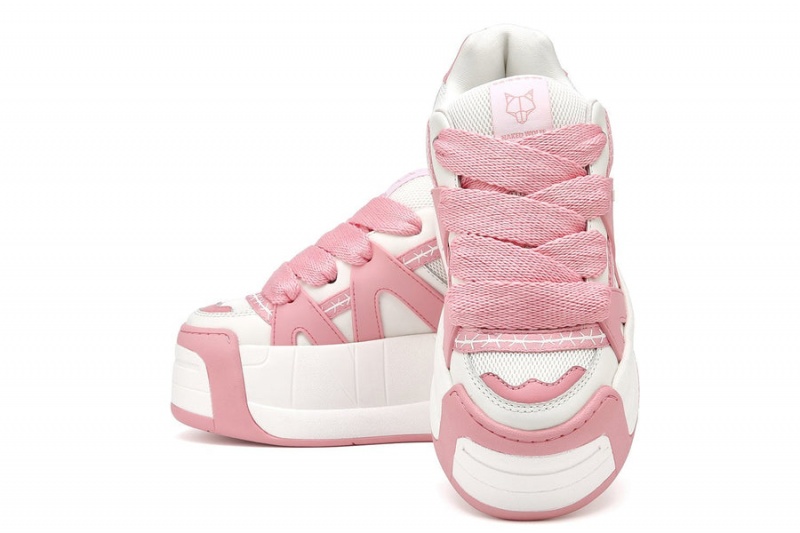 Naked Wolfe Slider Baby Sneakers Dames Roze Wit | OPR3441DD