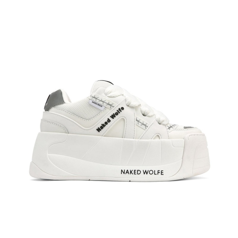 Naked Wolfe Slider Sneakers Dames Wit | QGI3919RL