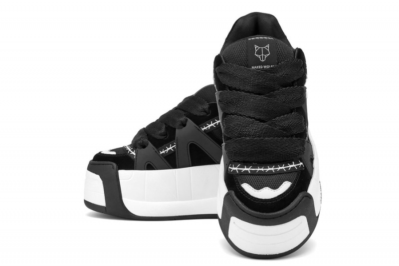 Naked Wolfe Slider Sneakers Dames Zwart | OSP7976IJ