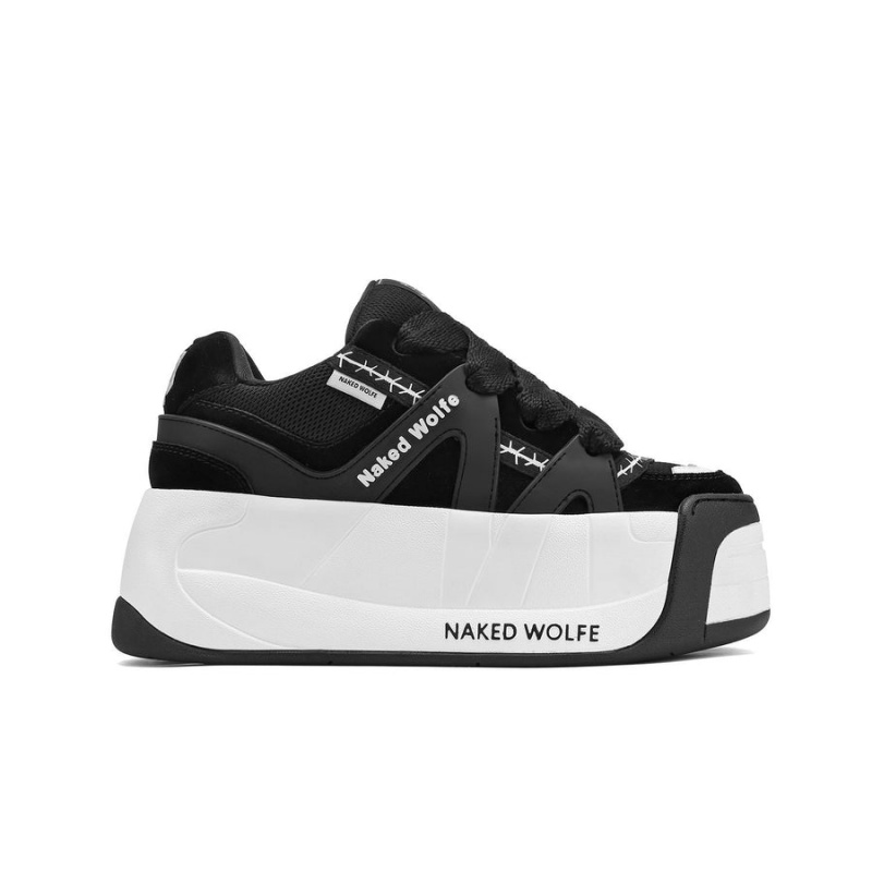 Naked Wolfe Slider Sneakers Dames Zwart | OSP7976IJ