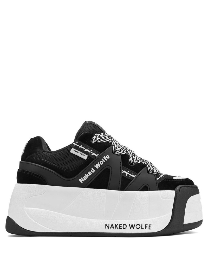 Naked Wolfe Slider Sneakers Dames Zwart | OSP7976IJ