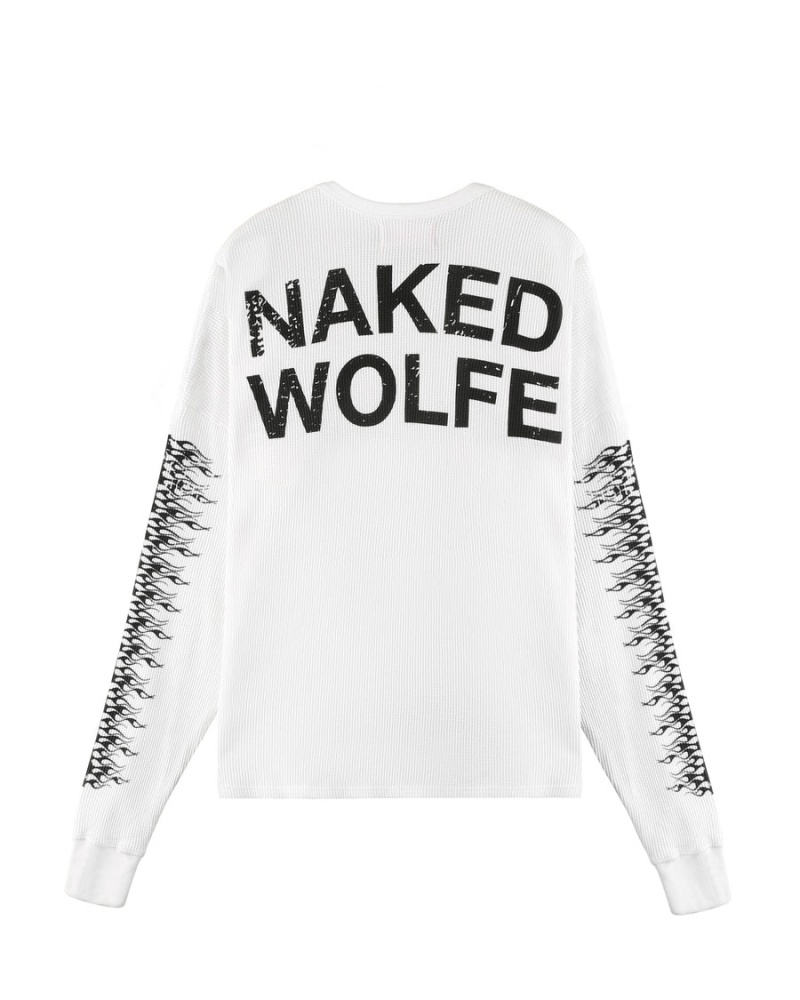 Naked Wolfe Thermal Sweatshirts Heren Wit | HSE5922CW