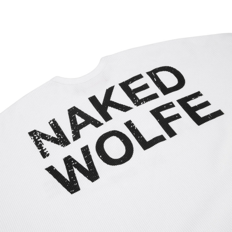 Naked Wolfe Thermal Sweatshirts Heren Wit | HSE5922CW